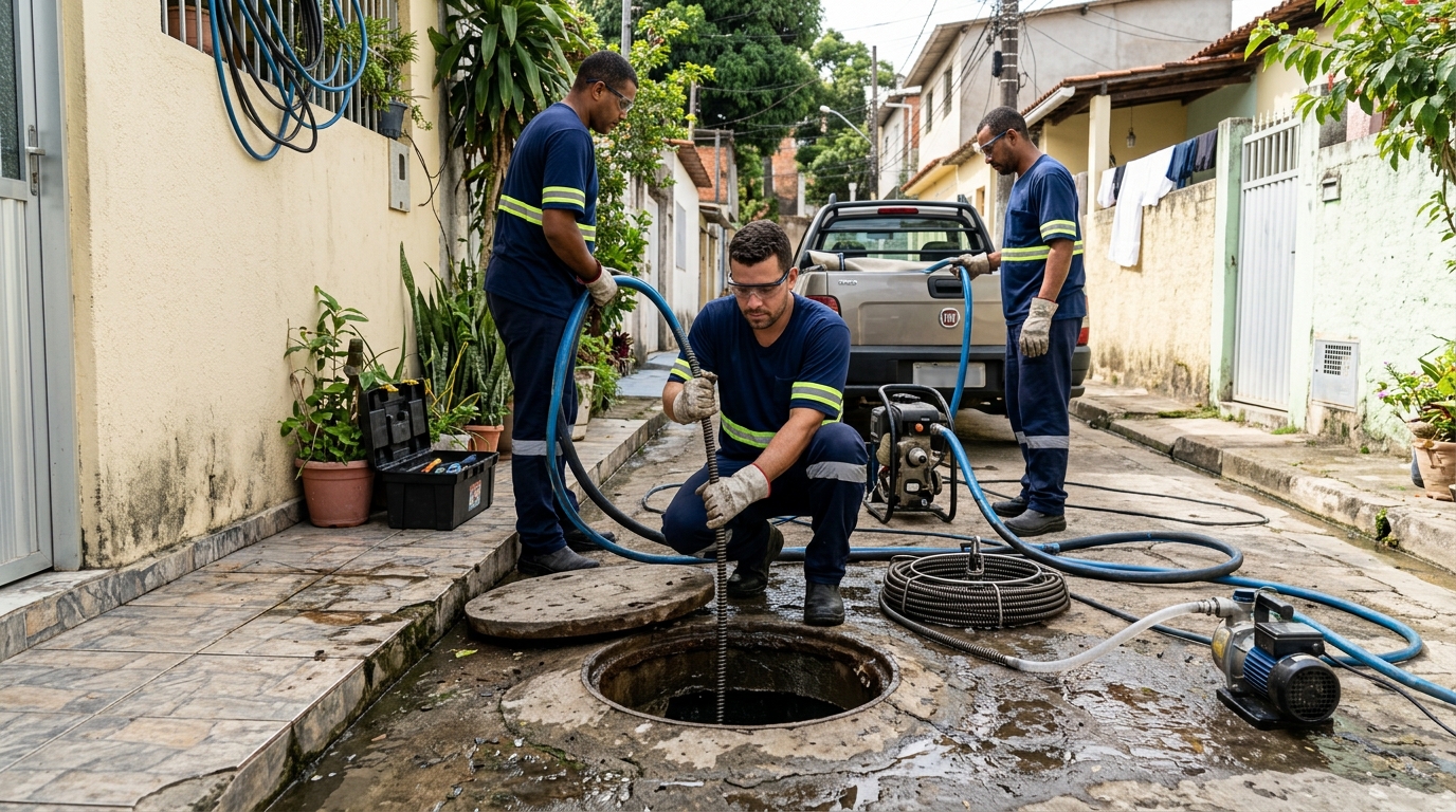 Hidrojateamento de Alta Pressão em Mogi das Cruzes‑SP