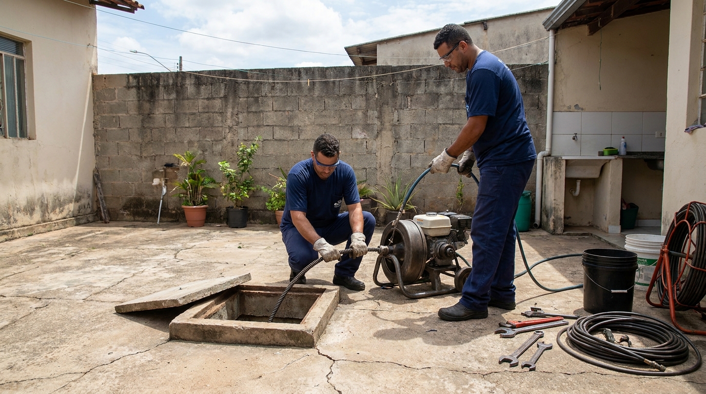 Sucção de Resíduos em Botujuru, Mogi das Cruzes‑SP
